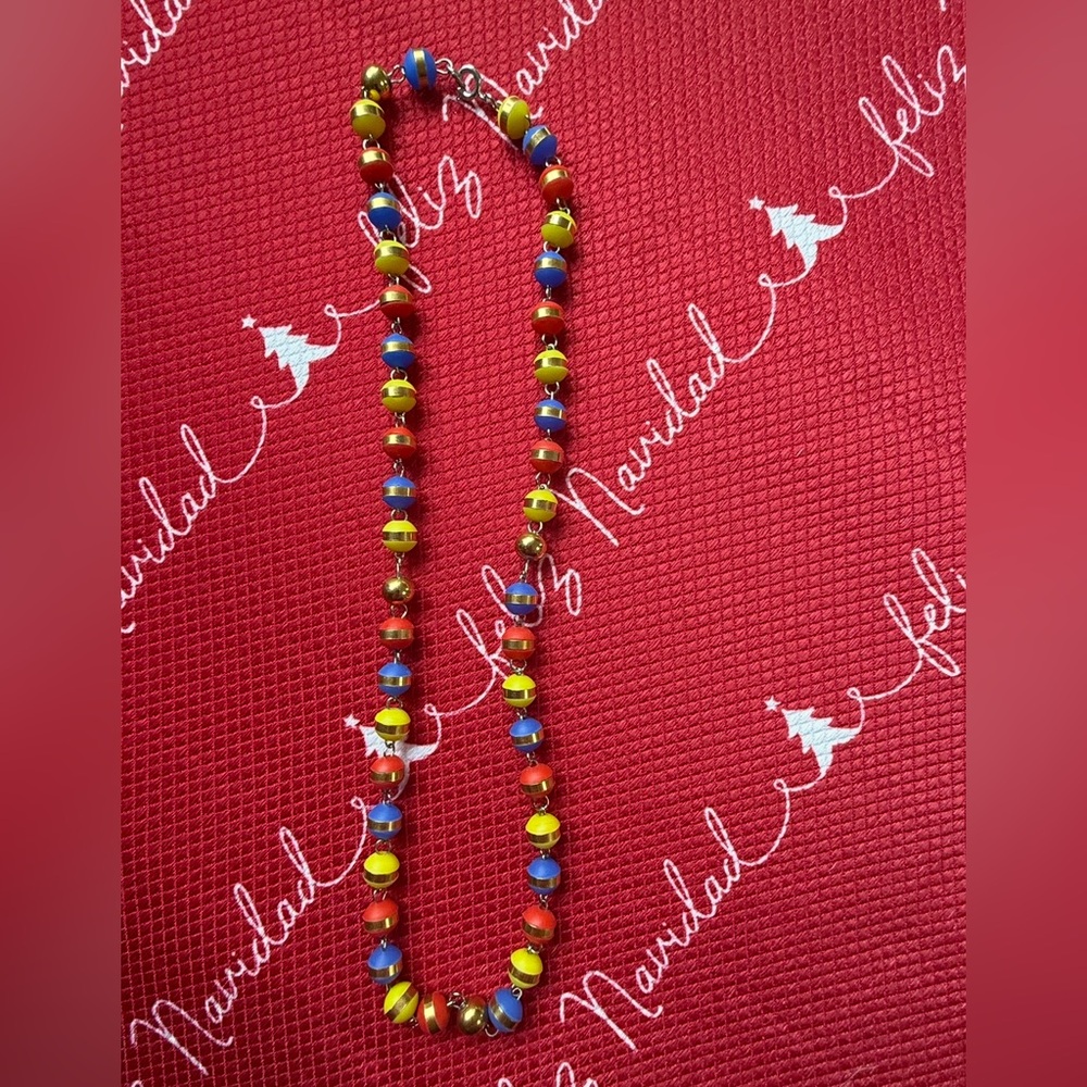 Multicolor Beaded Necklace for Men